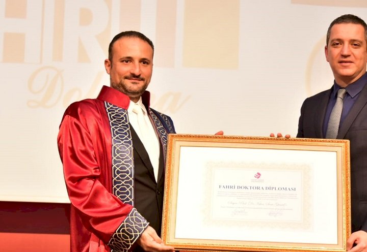 OSTİM Teknik Üniversitesi’nden Prof. Dr. İrfan Suat Günsel’e Fahri Doktora Unvanı