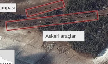 Rus askeri konvoyu Kiev yakınlarında konuşlandı