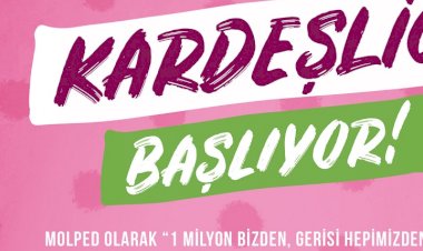Molped, Ped Kardeşliği’ni hayata geçiriyor “1 Milyonu Bizden Gerisi Hepimizden”