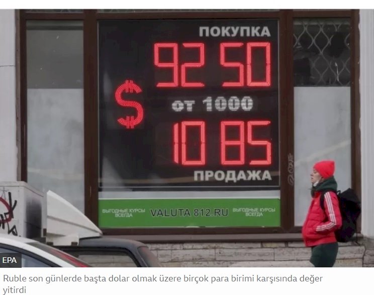Rusya'da yaptırımlar etkisini göstermeye başladı: