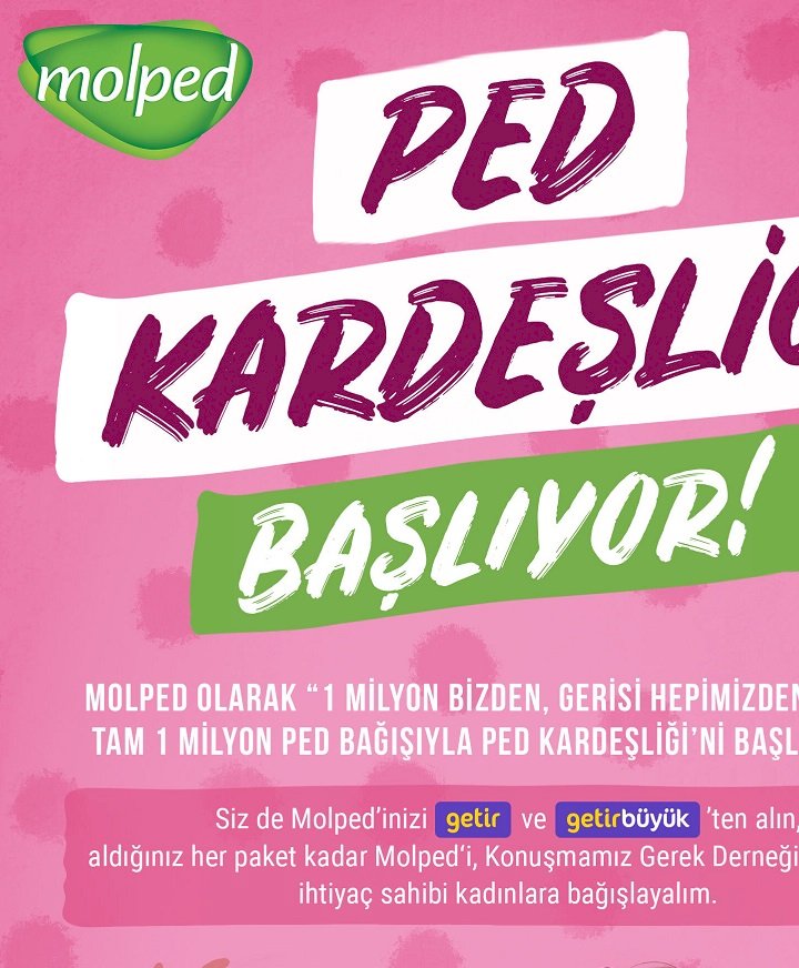 Molped, Ped Kardeşliği’ni hayata geçiriyor “1 Milyonu Bizden Gerisi Hepimizden”
