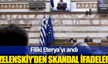 Ukrayna'nın Türkiye'ye ihaneti. Zelenski Yunan Parlamentosu'da skandal ifadeler: Filiki Eterya'yı andı