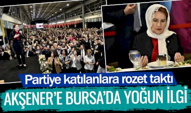 İYİ Parti lideri Meral Akşener Bursa'da iftar yaptı