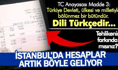 İstanbul’da hesaplar artık böyle geliyor. Tehlikenin farkında mısınız