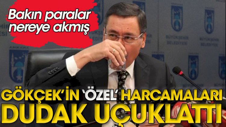 Melih Gökçek'in 'özel' harcamaları dudak uçuklattı | Bakın paralar nereye akmış