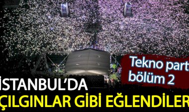 Trabzonsporlular İstanbul’da çılgınlar gibi eğlendi. Tekno parti bölüm 2