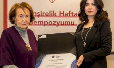 SEMAHAT ARSEL, TÜRK HEMŞİRELER DERNEĞİ’NİN İLK “ONURSAL ÜYESİ” OLDU