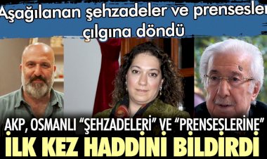 AKP Osmanlı şehzadeleri ve prenseslerine ilk kez haddini bildirdi.