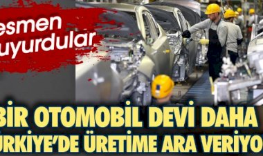Otomobil devi Toyota da Türkiye’de üretime ara veriyor