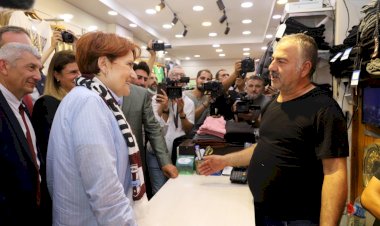 MERAL AKŞENER'DEN BANDIRMA'DA ESNAF ZİYARETİ