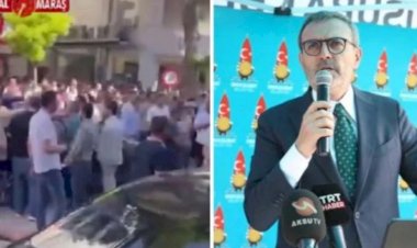 Mahir Ünal, AKP'nin yüzde 52 oy aldığı Elbistan'da protesto edildi