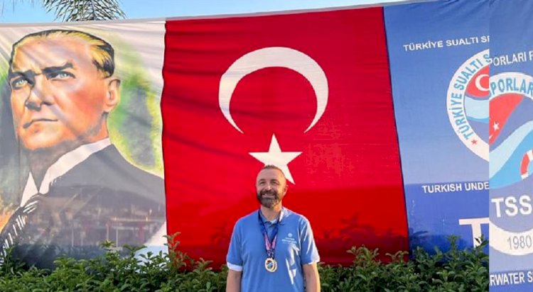 Milli Serbest Dalışçı Rüstem Derin'den Üst Üste 2 Şampiyonluk