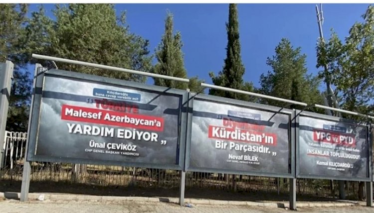 Afişleri hazırlayan şirket: Cumhur İttifakı istedi