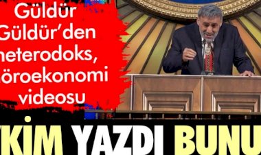 Güldür Güldür’den heterodoks, nöroekonomi videosu. ''Kim yazdı bunu''