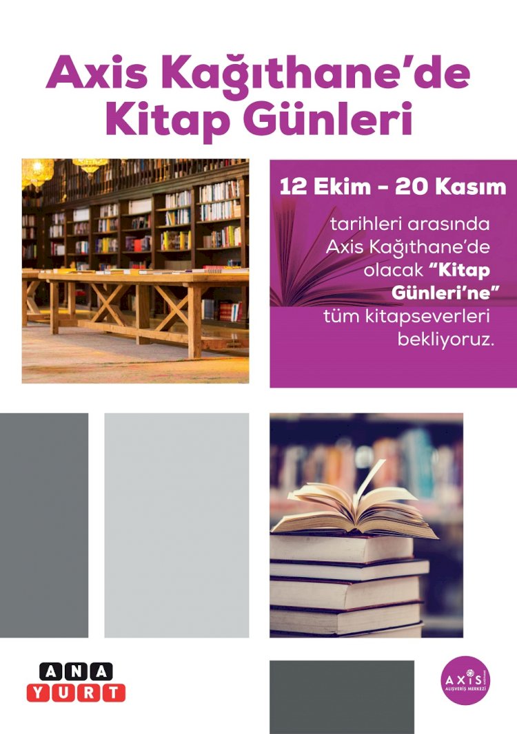 Axis Kağıthane Kitap Günlerine Yoğun İlgi