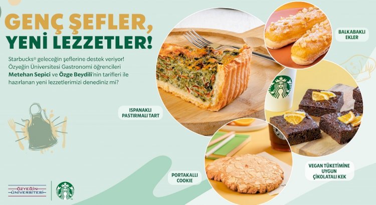 Özyeğin Üniversitesi’nin Genç Şeflerinden Starbucks Raflarına 4 Yeni Lezzet!