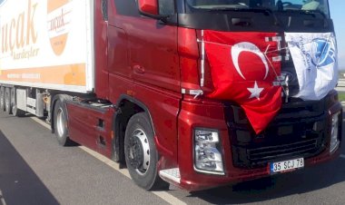 Yaş meyve sebze sektörü, araçları ile Türkiye’nin yardımlarını deprem bölgesine taşıyor