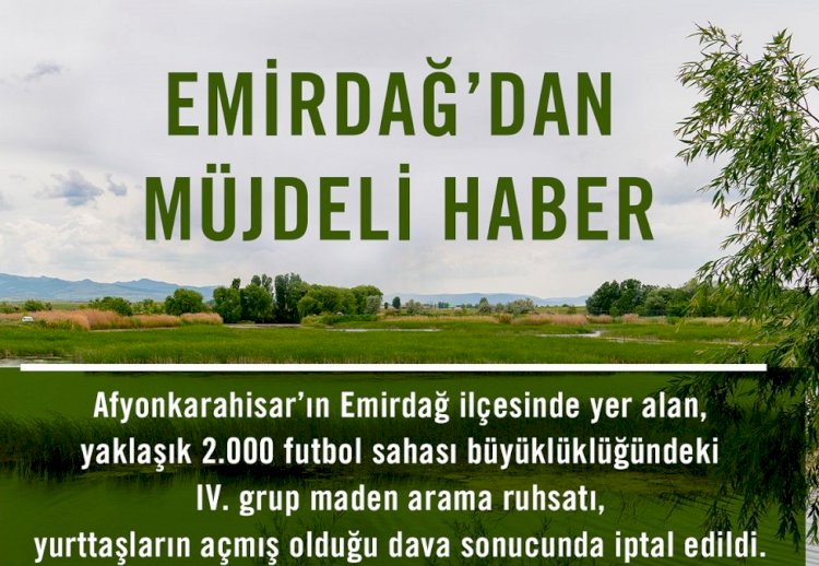 Emirdağ’dan Müjdeli Haber!