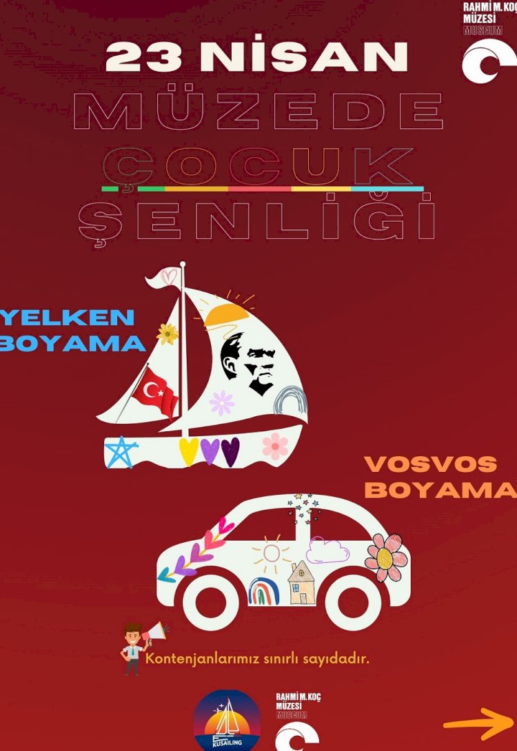 Rahmi M. Koç Müzesi’nde  rengarenk 23 Nisan