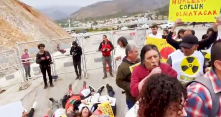 Akkuyu'da jandarma müdahalesi: Nükleer karşıtlarına gözaltı!