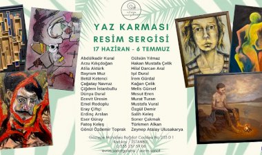 Yaz Karması Sergisi Evrim Sanat Galeri’sinde Açıldı.