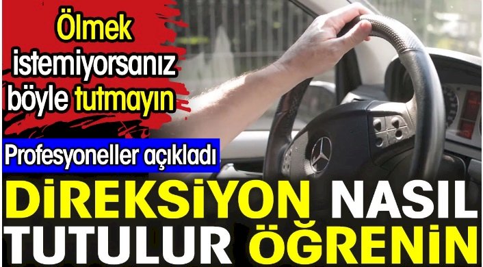 Direksiyon nasıl tutulur öğrenin. Profesyoneller açıkladı.