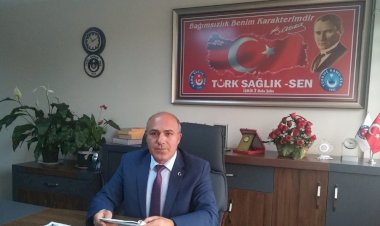 Biz Türk Sağlık Sen olarak mücadelemizde sağlık çalışanlarının hakkını hukukunu savunuyoruz.