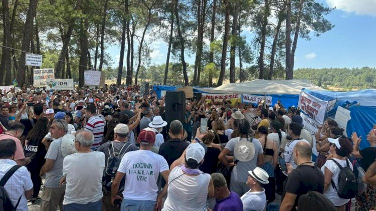 Büyük buluşma gerçekleşti! Yaşam savunucuları Akbelen’e attı