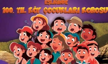 100. Yıĺ Köy Çocukları Korosu.