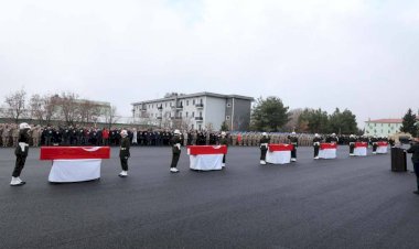 Türkiye şehitlerini uğurluyor: 6 asker için Şırnak'ta tören düzenlendi