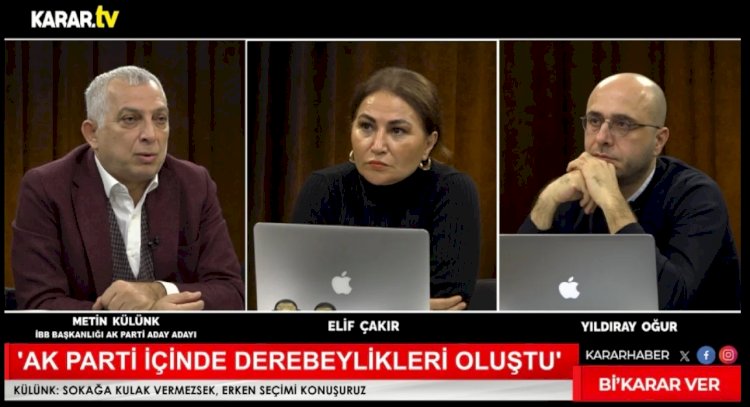 İBB Aday Adayı Metin Külünk Yerel Seçimlerde Ak Parti'yi Bekleyen Olası Tehlikelere Dikkat Çekti