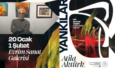 Öykülerini Resmeden Atila Aktürk “Yankılar” Sergisiyle  Evrim Sanat Galerisi’nde…