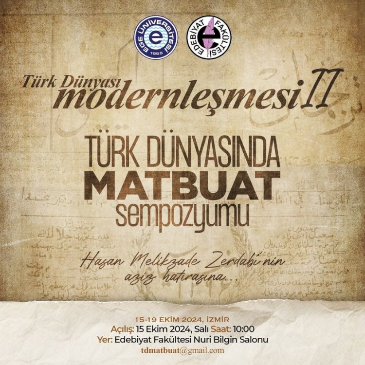 TÜRK DÜNYASINDA MATBUAT SEMPOZYUMU