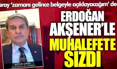 Aytun Çıray: Erdoğan, Meral Akşener'le muhalefete sızdı
