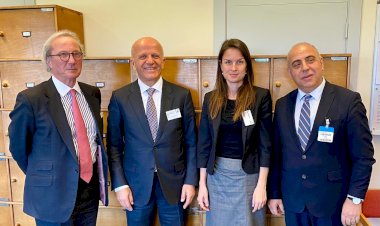 Strasbourg'ta, Avrupa Konseyi'nde temaslardayız.