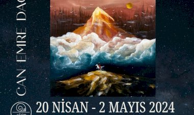 Şair ve Ressam Can Emre Dağ’ın “bir “DÜŞ” gördüm” Sergisi Açıldı.