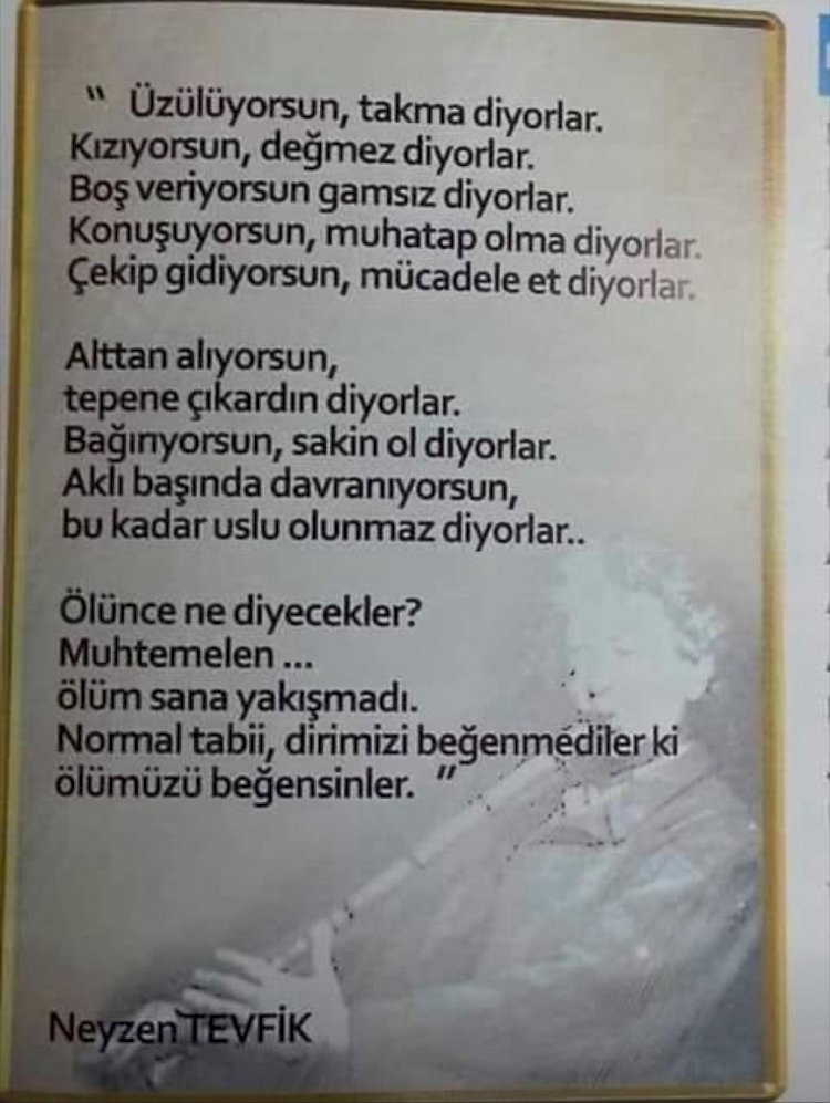 Neyzen Tevfik ve " Hiç felsefesi "
