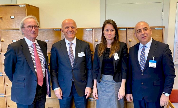 Strasbourg'ta, Avrupa Konseyi'nde temaslardayız.