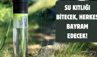 Su kıtlığını bitirecek proje! Çiftçiler için düşük maliyetli nimet olacak: