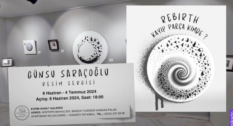 Günsu Saraçoğlu'nun "ReBirth – Kayıp Parça Kimde?" isimli Kişisel Sergisi Açıldı.