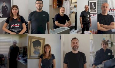AİLE HEKİMLERİ ŞİDDETİ “SİYAH” İLE  KINAMAYA DEVAM EDİYOR