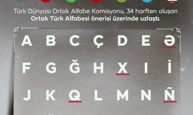 Türk dünyasının ortak alfabesi kabul edildi