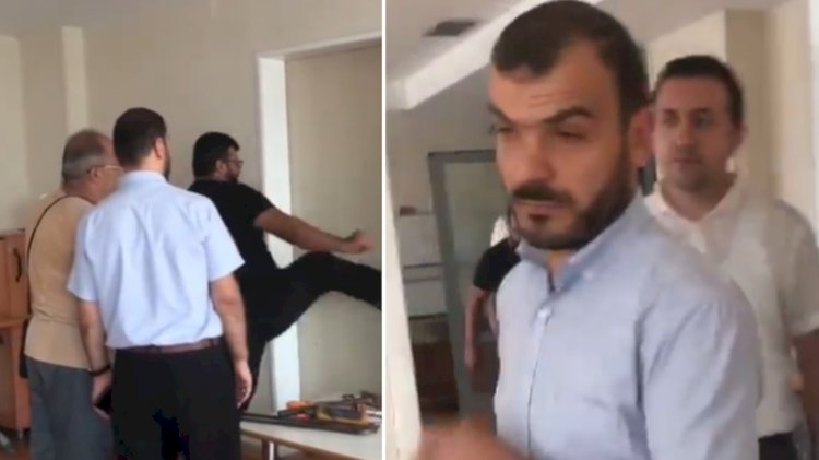 Bursa’da kadın öğretmenin kapısını kırdırtan müdür bir dönem İHH temsilciliği yapmış!