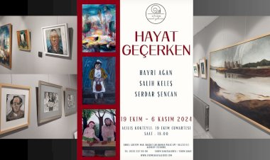 Salih Keleş, Hayri Ağan ve Serdar Şencan’ın buluşturan sergi sanat izleyicisiyle buluştu.