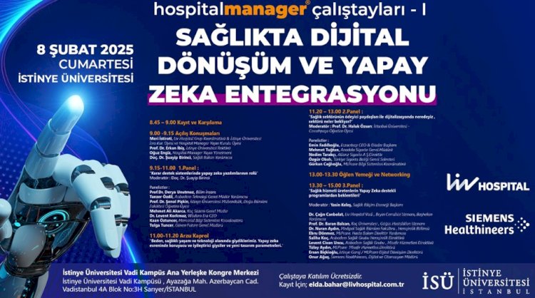 Sağlıkta Dijital Dönüşüm Ve Yapay Zeka İstinye Üniversitesi’nde Konuşulacak