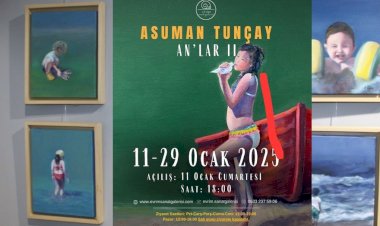 Asuman Tuncay’ın “AN’LAR II” Sergisi Sanatseverlerle Buluştu