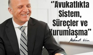 Avukatlıkta Sistem, Süreçler ve Kurumlaşma