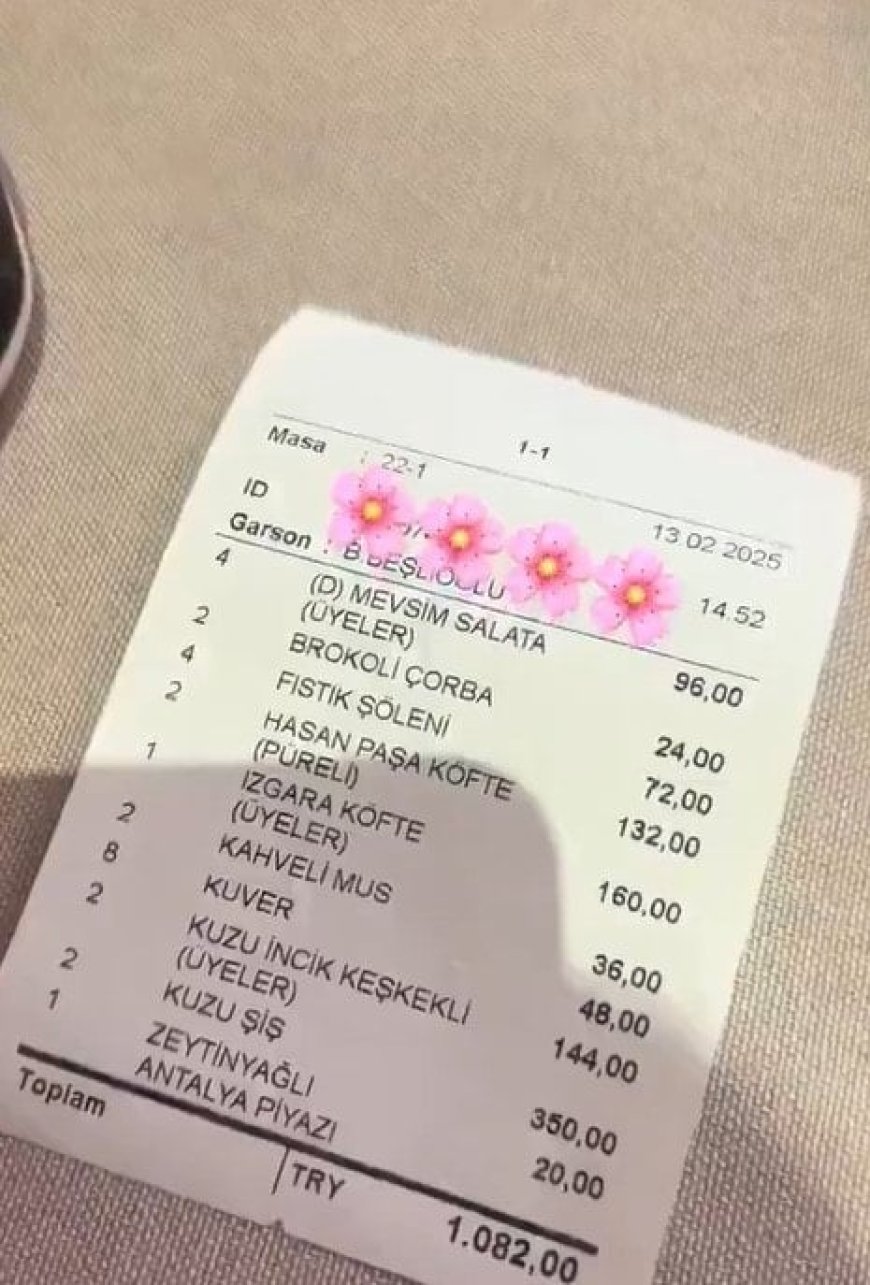 Meclis'te ucuz ziyafet: 8 kişi yemek yedi bin 82 lira ödedi