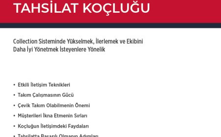 Şirketlerin Hukuk Departmanları ve Hukuk Ofisleri İçin Tahsilat Koçluğu