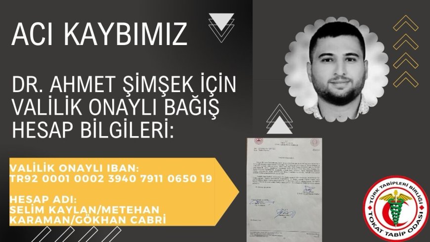 Genç Doktorun Ailesi İçin Yardım Kampanyası Başlatıldı